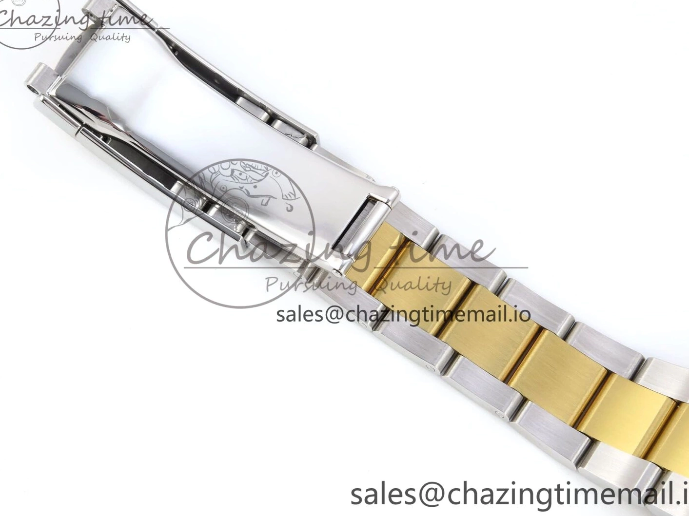 A3235 on Edition 36 126233 YG EWEF Marker Best DateJust Green Gray Bracelet Roman Dial Oyster SS 0212